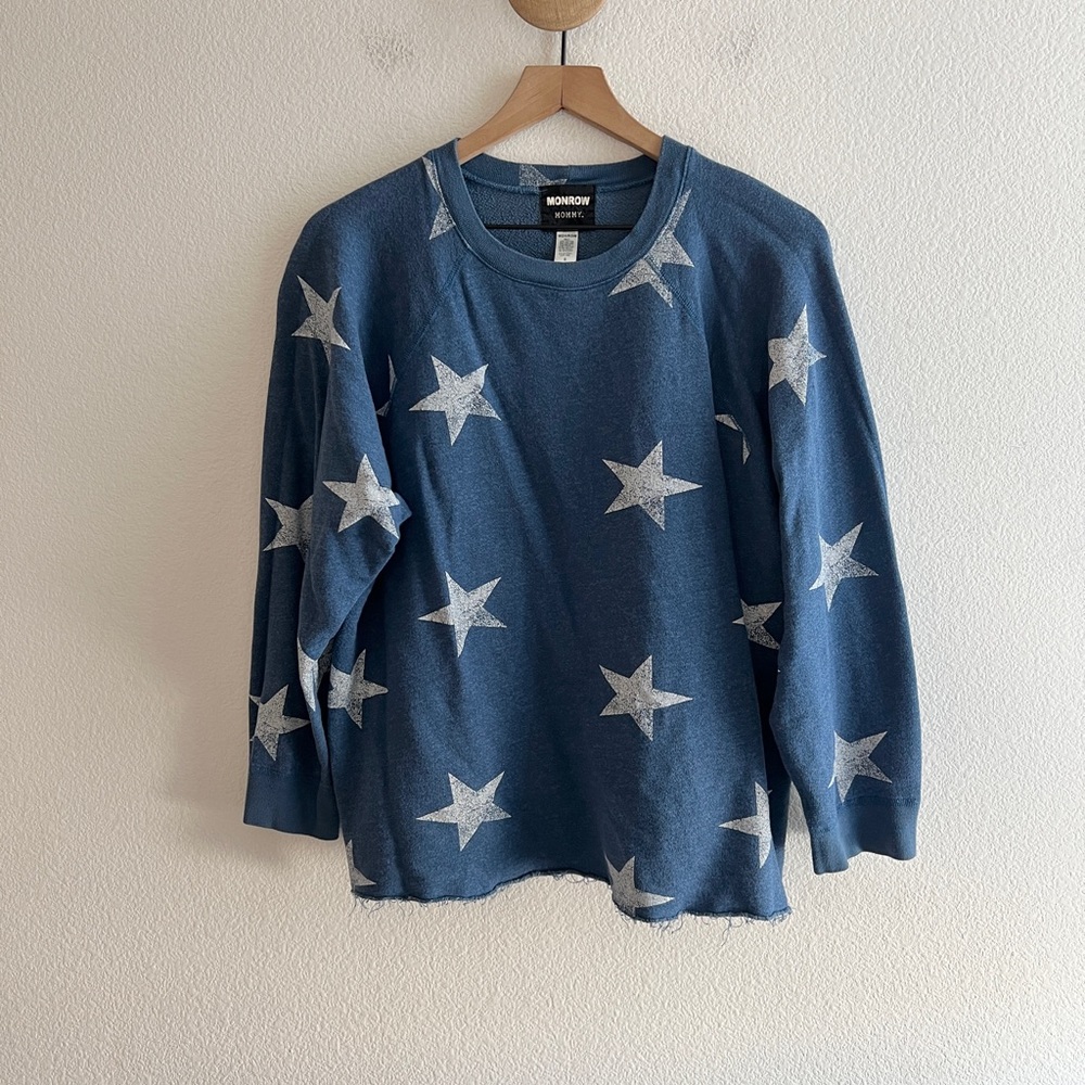 Monrow Mommy Star Sweatshirt